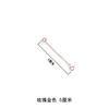 Cadena de Plata S925 Pulsera de Mujer Collar Doble Elástico Hebilla Cadena de Ajuste Accesorios Chapado en Plata Oro de 18K Cadena de Extensión para DIY