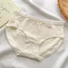 7A ropa interior nueva antibacteriana dulce linda entrepierna de algodón cintura de dama cómoda transpirable amigable con la piel calzoncillos para niña
