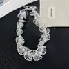Elegante collar y pulsera de estilo francés con cuentas, perlas y ondas, a la moda y sofisticados, accesorios lujosos para mujer