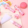 Nuevo Conejo Rosa de Dibujos Animados Barra de Pegamento Sólido Manualidades DIY para Niñas Pegamento Sólido Giratorio Papelería Rosa para Niñas