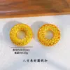Loja de ouro com padrão de moeda antiga oca antiga de ouro fivela da paz pingente corrente de suéter de corda chinesa nova colar feminino
