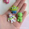 Funda para Teléfono Móvil de Dibujos Animados Toy Story Buzz Lightyear Joyería Pasador Accesorios DIY de Resina Material de Pegamento Cremoso
