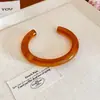 Pulsera Cuadrada Rayada Simi Transfronteriza Europea y Americana Moda Atmosférica Pulsera Versátil Lujo Ligero Pulsera Sencilla de Gama Alta para Mujeres