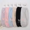 Nuevos Mangas Largas de Terciopelo para Mujer, Otoño e Invierno, Bordadas con Orejas de Conejo Dulces, Mangas Protectoras Anti-Manchas, Venta al por Mayor