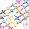 Conchas Naturales de Colores con Forma Irregular Cuentas para Pulseras Hechas a Mano DIY Cadena de Teléfono Accesorios de Joyería con Cuentas Cuentas Espaciadoras Cuentas Sueltas con Agujero Recto