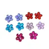 Accesorios para tocados DIY acrílicos nacionales con forma de flor de ciruelo y agujero mediano al por mayor