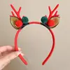 Diadema de Cabeza de Ciervo Linda Transfronteriza Europea y Americana para Mujer 2026 Nuevo Estilo Gorro de Oso Diadema de Astas Accesorios para el Cabello de Navidad