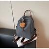 Mochila Feminina Color-Blocking Transfronteiriça Modelo Novo 2026 Grande Capacidade Bolsa de Ombro Simples para o Trabalho e Aula