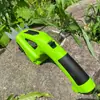 Podador de Sebes Elétrico, Tesoura de Poda Recarregável de Dupla Finalidade, Podador de Sebes de Uma Mão com Bateria de Lítio, Ferramenta de Jardinagem
