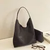 Bolsa Feminina 2026 Verão Nova Bolsa para Trabalho e Trajeto Alta Aparência Bolsa de Ombro Tecida Estilo Retrô Simples