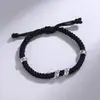 Novo Conceito Pulseira de Mão Trançada em Madeira Dickwood Prata Esterlina S925 Masculina Retrô Versátil Cool Tendência Design de Nicho