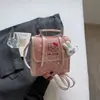 Mochila Bolsa Feminina Fofa Bolinhas Bolsa Transversal Estilo College Bloco de Cores Mochila Pequena Nova Nicho Versátil para o Dia a Dia Bolsa Feminina