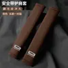 Adecuado para Funda Protectora de Hombro para Cinturón de Seguridad de Asiento de Gamuza de Coche Qoros 7/3/6/5/2/9/Rev5/Milesto