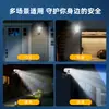 Luz Solar para Jardín Exterior con Cámara Falsa Simulada, Luz de Vigilancia, Iluminación Exterior, Luz Antirrobo con Sensor de Movimiento