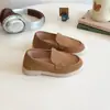 Zapatos elegantes sin cordones para niños, nuevos zapatos casuales de primavera y otoño para niños, mocasines versátiles de suela suave para bebé