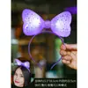 Accesorios para el Cabello de Halloween Transfronterizos Diadema Calabaza Murciélago Araña Sombrero de Mago Diadema de Malla Puesto del Mercado Nocturno Diadema Luminosa