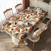 Toalha de Mesa Estilo Étnico Impermeável e à Prova de Óleo Sem Lavagem Novo Modelo 2026 Luxo Leve High-End Mesa de Centro Espessada Tapete de Mesa de Jantar Toalha de Mesa