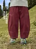 Calça Casual Scimitar de Algodão Puro para Meninos Europeus Outono 2026 Nova Roupa Infantil Crianças Bebê Criança Pequena Estilo Primavera Outono Calças