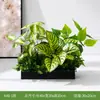 Maceteros con Flores Artificiales y Plantas Verdes, Combinaciones de Flores y Plantas Falsas, Maceteros Decorativos para Separación y Ocultación, Arte Floral Paisajístico