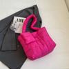 Bolsa de gran capacidad, moda simple, color sólido, para madre e hijo, 2023, popular este año, estilo coreano, otoño e invierno, bandolera, para debajo del brazo, tote