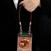 Cordón a Rayas Navideñas para Cachorro Adecuado para Funda de Teléfono Móvil Serie Apple 17 Iphone15Promax Lindo 16 Otoño e Invierno