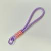 Llavero de cordón para teléfono móvil a juego de colores simple corto universal creativo adornos tejidos a mano cuerda anti-pérdida para altavoz de hervidor