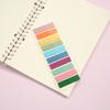 Notas Post-it Color Morandi Transparentes Lindas Pegatinas Índice de Color Marcadores de Tecla Incorrecta Pegatinas Post-it PET Venta al por Mayor