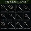 Kit de Materiais DIY para Leque de Seda Estrutura Leque Redondo Artesanal Acessórios Estrutura Irregular para Leque Costelas de Leque Criativo Feito por Você Estilo Antigo