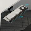 Soporte para teclado ft estante ergonómico para teclado escritorio de computadora giratorio multifunción riel deslizante para cajón de teclado soporte para mouse