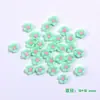 Accesorios de flor de cinco pétalos carnosos tridimensionales joyería para uñas de resina venta al por mayor flores de color claro materiales para accesorios de bricolaje