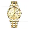 Reloj para Hombre de Acero con Calendario Doble Personalizado de Lujo Gama Alta Luminoso de Cuarzo Reloj de Negocios para Hombre Venta al por Mayor