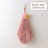 Toalha de mão de chenille com frutas de desenho animado penduradas para banheiro absorvente para casa infantil criativa atacado