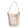 Bolso Multicolor para Mujer Ins Color Caramelo Hueco Bolso Cruzado Tipo Cubo para Mujer 2026 Nuevo Estilo Coreano Bolso de Mano Simple Versátil