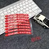 Adecuado para Pegatinas Reflectantes para Motocicleta Honda, Pegatinas para Tanque de Gasolina de Motocicleta Honda, Calcomanías de Modificación de Pedales, Pegatinas para Cubos de Rueda