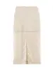 Moda Femenina 2026 Transfronterizo Europeo y Americano Tejido Patchwork Top Corto de Punto con Cuello en V Mangas Murciélago + Falda Recta de Cintura Alta Lote Pequeño