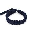 Pulsera Trenzada de Cuerda para Paraguas Caliente Transfronteriza Ajustable Cadena de Cuerda de Mano de Emergencia para Camping al Aire Libre Pulsera Creativa Popular para Hombres de Moda