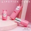 Embalagem de tubo de batom com controle de ar fabricantes de material atacado a pronta entrega pequenos lotes quadrado redondo diy concha para protetor labial artesanal