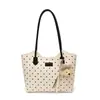 Bolso de Mano Nuevo de Lunares 2026 Bolso Casual de Gran Capacidad para Mujer, Bolso de Hombro Estilo Viajero, Bolso de Nicho de Moda