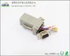 SuPPly Xing Kaitai RJ45-DB9P (6P6C) Conector de Computadora, Adaptador Macho y Hembra