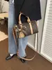 Bolso tipo almohada Boston Nuevo Verano 2026, Bolso de mano estampado de alto valor para mujer, Bolso cruzado con monograma de lujo ligero para mujer