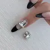 Arte de Uñas de Bola de Diamante de Alta Calidad, Joyería de Diamantes Apilados, Estilo Popular de Celebridad de Internet Rectangular de Ángulo Recto Cristal de Azúcar Diamante de Zirconia Destello de Diamante para Uñas