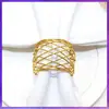 Anillo de servilleta de alambre de metal para vajilla de hotel, hebilla de servilleta, anillo de servilleta, anillo de tela con boca simple, fabricantes al por mayor