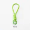 Venta Caliente Hebilla de Cuerda Trenzada Joyería DIY Cordón Trenzado Tejido a Mano Colorido Hebilla de Anillo de Resorte Pintado