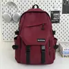 Mochila Cool con Gradiente Oscuro de Estrellas Versión Coreana Estilo Ropa de Trabajo Estudiante Universitario Pareja Mochila Casual para Viajes