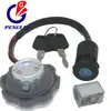 Interruptor de Ignição de Motocicleta, Lanterna Quadrada Estilo Águia, Três Fechaduras, Interruptor Elétrico Pearl River, Conjunto de Fechadura para Tampa de Tanque de Combustível CG