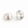 Zircón Redondo AAA Chapado Zircón de Espalda Puntiaguda Diamante Multifacético Deslumbrante DIY Arte de Uñas Cristal Sintético Zircón