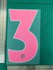 Paquete Combinado de la Champions League del Atlético de Madrid 24-25 Estampado de Letras y Números de Camiseta Número Transferencia de Calor Mapa
