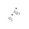 Estilo Ins Coreano Diseño de Nicho Joyería para Orejas de Gama Alta Plata de Ley S925 Pendientes de Hélice Asimétricos Estilo Personalizado