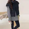 Colete Feminino de Inverno com Enchimento Oversized Cropped Volume Atacado