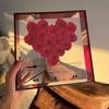Caja de Flores de Acrílico de Alta Transparencia para CD, Caja de Regalo de Flores Eternas Tipo Deslizante, Marco de Fotos Transparente con Flores Secas, Caja de Recuerdos para Bodas, Personalizable
